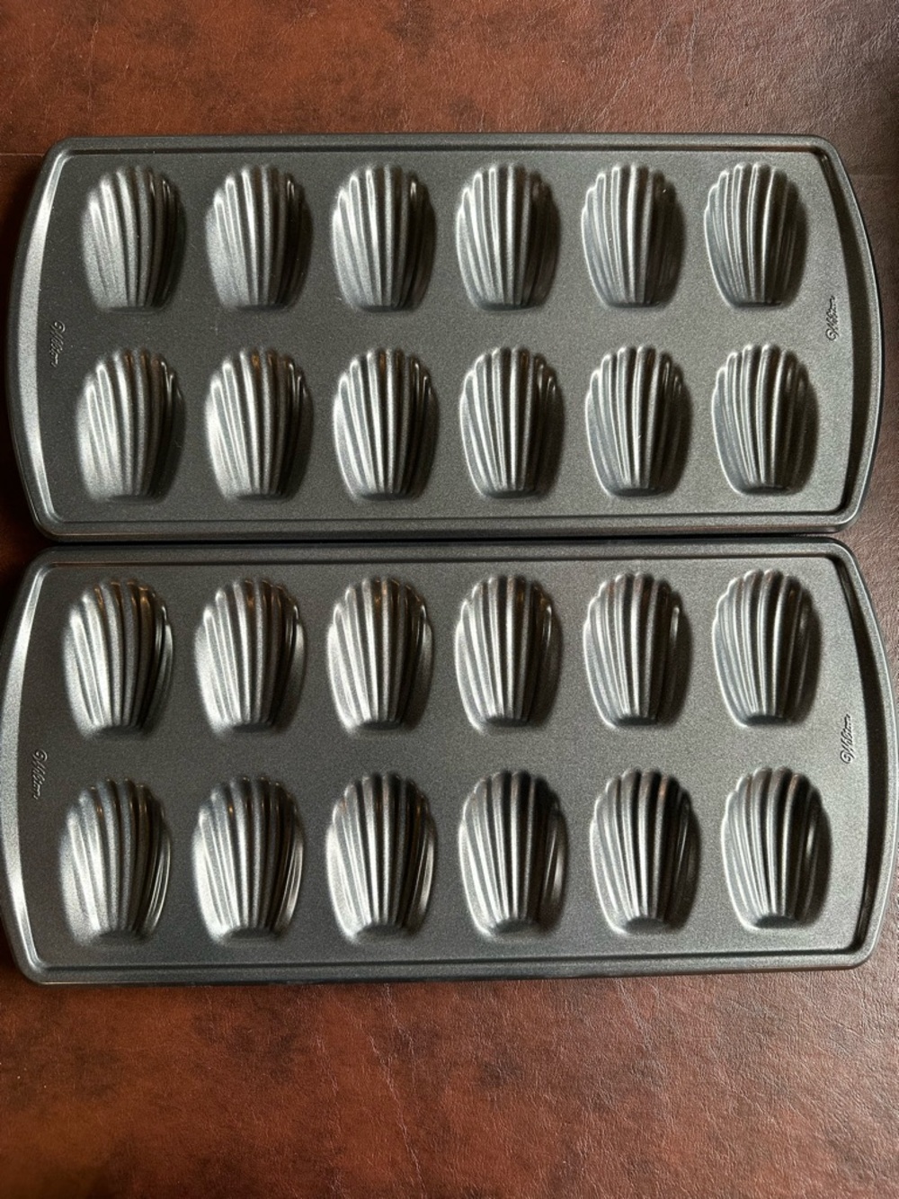 Wilton Madeleine Cookie Baking Pans Set of 2